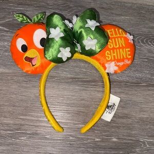 Disney Epcot Flower and Garden Festival Orange Bird Ears Headband